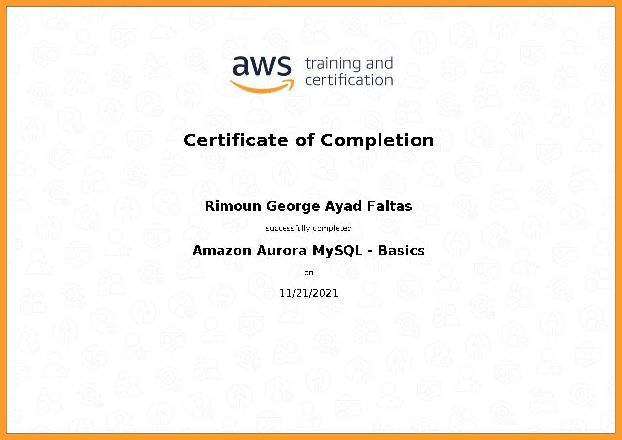 Amazon Aurora MySQL - Basics