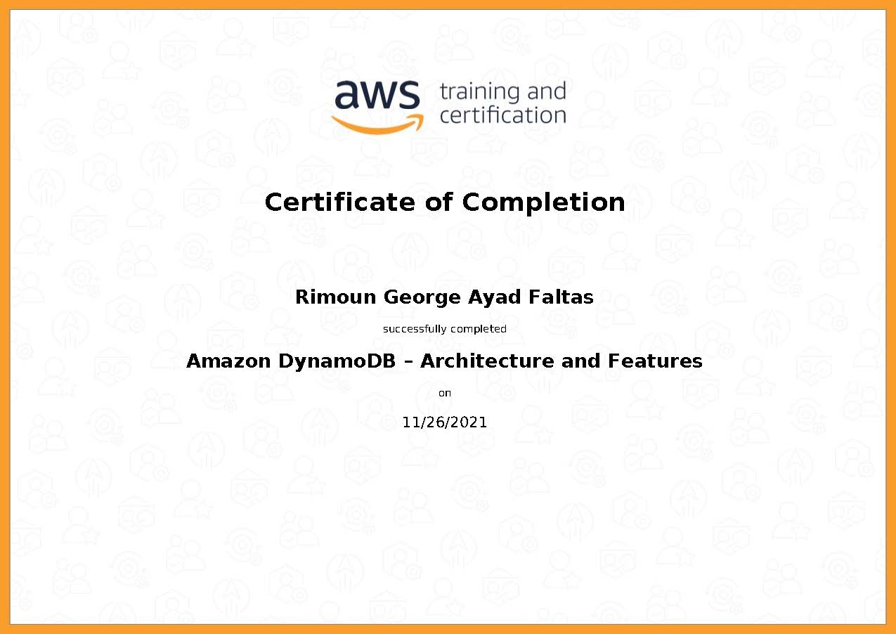 Amazon DynamoDB Architecture and Features