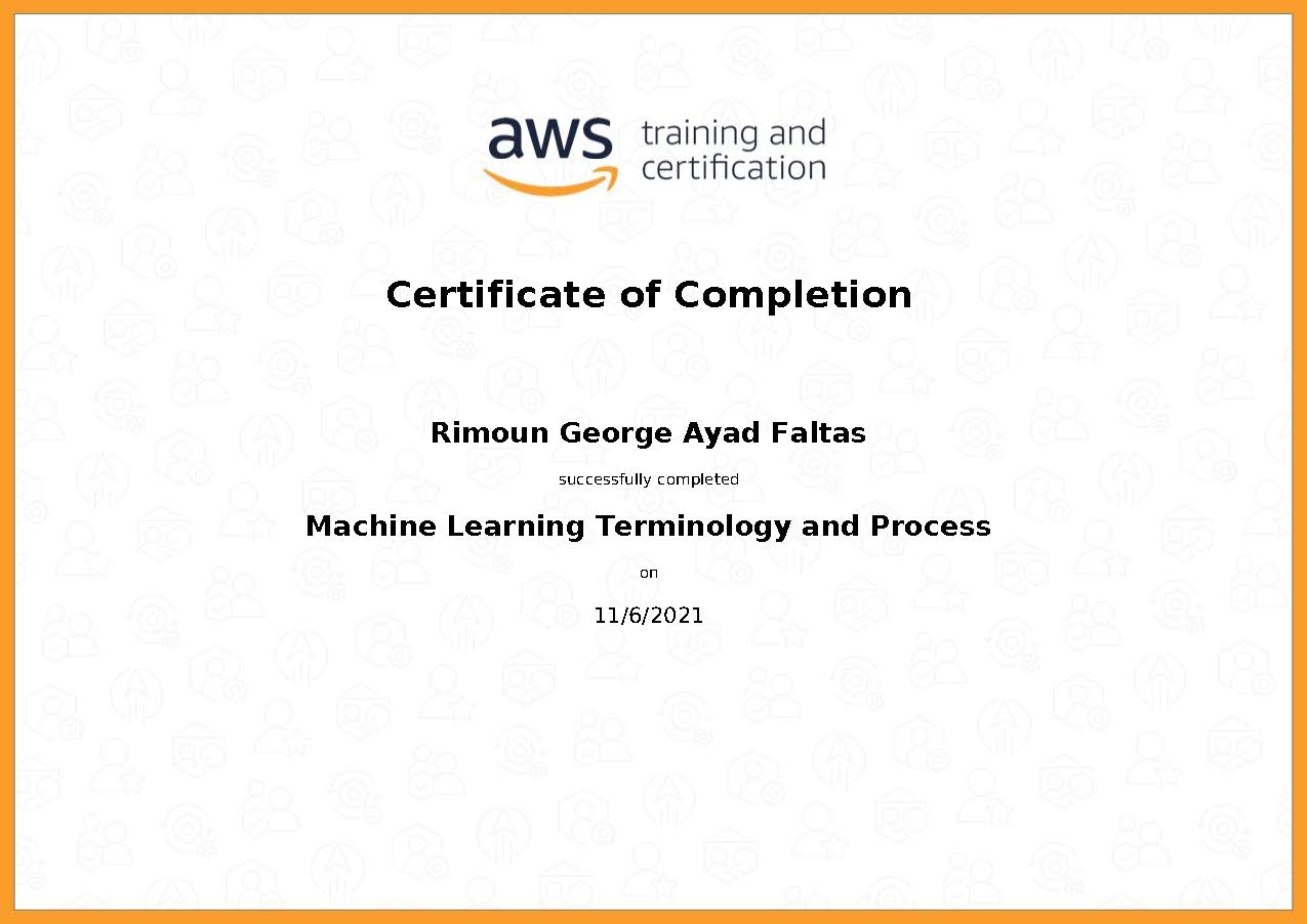Machine Learning Terminology and Process