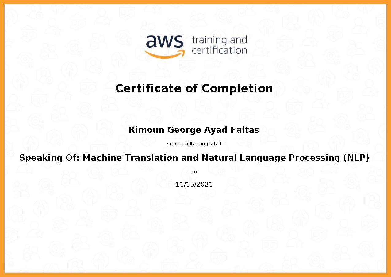Speaking Of: Machine Translation and Natural Language Processing (NLP)