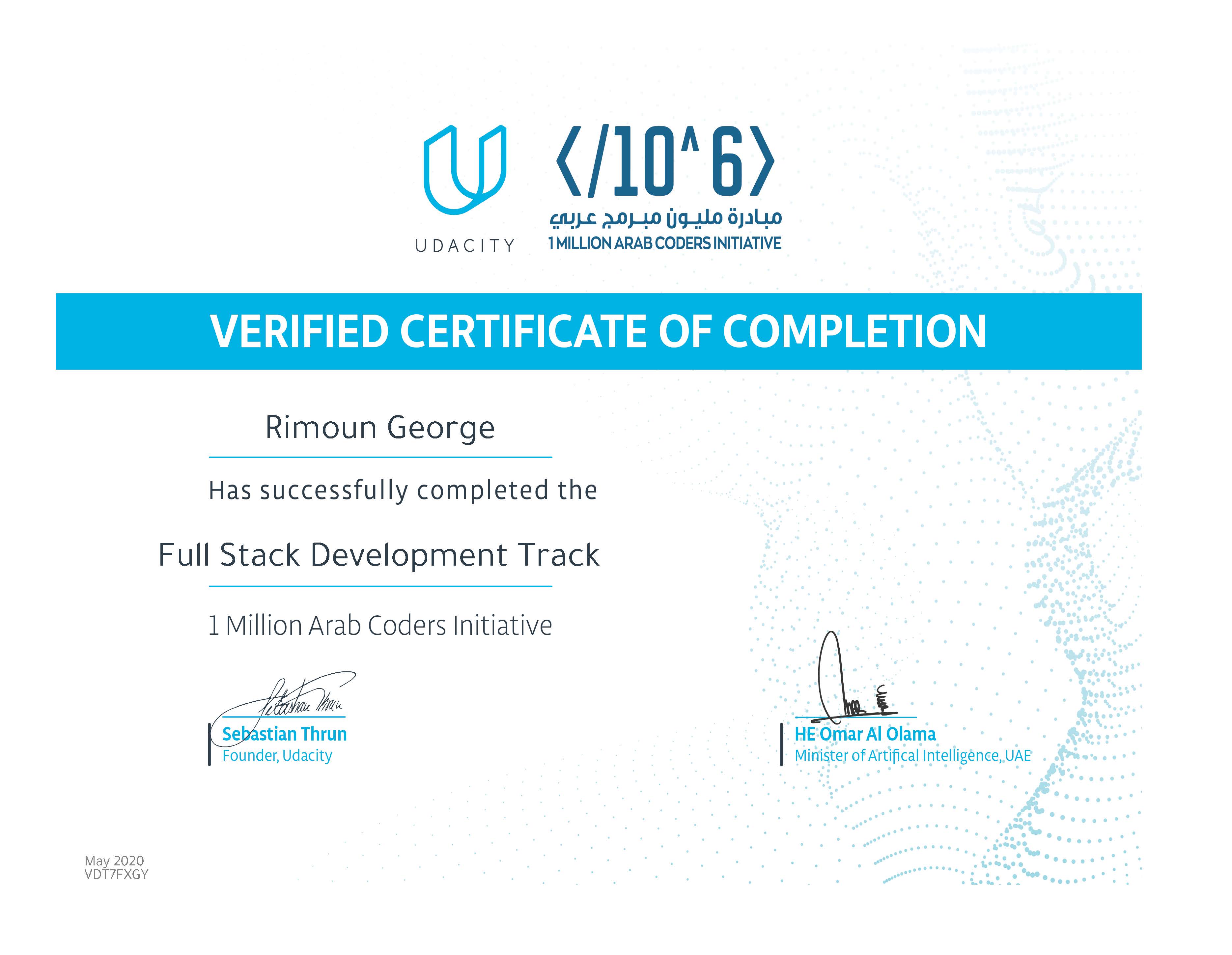 Full Stack Development Track
